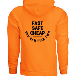 SAFETY ORANGE - BACK