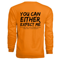 SAFETY ORANGE - BACK