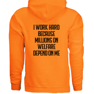 SAFETY ORANGE - BACK